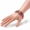 Handmade Polymer Clay Beads Stretch Bracelets Sets BJEW-JB06559-3