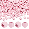 250Pcs Wood European Rondelle Beads WOOD-PH0003-47B-1