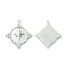 304 Stainless Steel Cabochon Settings for Enamel LS-STAS-L269-010G-02-1