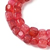 Natural Dragon Veins Agate(Dyed & Heated) Beads Strands G-G177-E18-03-3