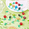 20 Pcs Random Color Glass Pendants
 PALLOY-TA00219-5