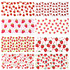 8Pcs 8 Styles PVC Plastic Waterproof Decorative Sticker Labels DIY-SP0004-93E-6