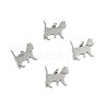 4Pcs 304 Stainless Steel Pendants STAS-FS0002-01B-2