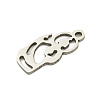 Non-Tarnish 201 Stainless Steel Pendants STAS-M015-04P-2