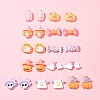 22Pcs 11 Styles Halloween Theme Opaque Resin Decoden Cabochons CRES-FS0001-15-9