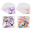 100Pcs 2 Colors Square Plastic Cellophane Self Seal Bags ABAG-TA0001-32-1