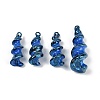 Spray Painted Natural Trochus Shell Pendants SHEL-K006-48-2