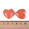 Dyed & Heated Imitation Jade Glass Beads GLAA-T023-44E-3