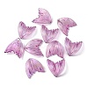 Fishtail Shape Transparent Acrylic Pendants TACR-TAC0007-01D-2