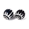 Handmade Millefiori Glass Barrel Beads LA-N002-17A-3