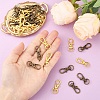 20Pcs Alloy Swivel Lobster Claw Clasps IFIN-YW0003-85G-5