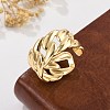 Brass Cuff Rings for Women RJEW-B119-13G-3