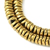 Electroplated Synthetic Non-Magnetic Hematite Beads Strands G-H020-M01-02-3