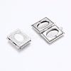Tarnish Resistant 316 Stainless Steel Locket Pendants STAS-G146-25P-2
