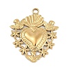304 Stainless Steel Pendants STAS-I325-109G-1