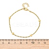 304 Stainless Steel Rope Chain Bracelets for Women BJEW-C094-04G-5