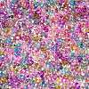 Baking Paint Transparent Glass Seed Beads SEED-N006-05-3