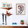 Plastic Reusable Drawing Painting Stencils Templates DIY-WH0202-347-6