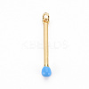 Brass Enamel Pendants KK-S362-032J-NR-1