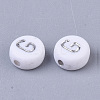 Plating Acrylic Beads X-PACR-R243-04G-2