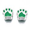 Alloy Enamel European Beads MPDL-T005-003-RS-3