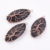 Natural Lava Rock Big Pendants KEYC-F019-01RG-1