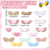 50Pcs 10 Styles Wing Imitation Rabbit Hair Ornament Accessories DIY-SC0032-27-2
