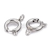 Non-Tarnish 304 Stainless Steel Spring Ring Clasps STAS-F224-02P-C-3