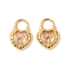 304 Stainless Steel with Rhinestone Pendants STAS-Z145-06G-02-1