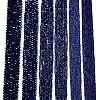 Electroplate Glass Beads Strands EGLA-A044-P4mm-A07-2