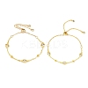 Brass Cable Chains Slider Bracelets BJEW-JB11813-1