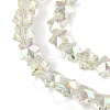 Electroplate Transparent Glass Beads Strands LS-EGLA-U004-03A-HP06-3