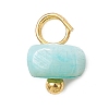 Dyed Natural Freshwater Shell Nuggets Charms PALLOY-JF05032-01-3