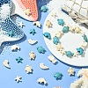 8 Styles Ocean Theme Synthetic Turquoise Beads TURQ-YW0001-02-5
