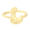 Rack Plating Brass Open Cuff Rings RJEW-S394-01G-L-1