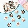 20Pcs 2 Colors Alloy Enamel Pendants ENAM-FS0004-14-5