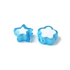 200Pcs 5 Styles Transparent Acrylic Beads TACR-FS0001-54E-2