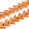 Electroplate Glass Beads Strands EGLA-N012-04B-1