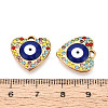 304 Stainless Steel Rhinestone Pendants STAS-N110-48B-G-3