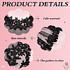 Detachable Polyester Bridal Lace Shawls AJEW-WH0696-058A-3