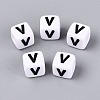 Opaque Acrylic Beads SACR-N020-04A-V-1