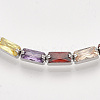 Adjustable Brass Cubic Zirconia Slider Bracelets BJEW-S142-01B-P-2