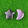 Natural Tiger Eye Healing Moon & Star Ornaments PW-WG13036-05-1