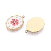 Ion Plating(IP) 304 Stainless Steel Rhinestone Pendants STAS-N109-251A-G-2