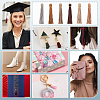 12Pcs 6 Colors Imitation Leather Tassel Big Pendants Decorations FIND-PH0024-17-6