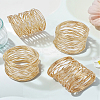 4Pcs Alloy Hollow Napkin Rings AJEW-LP0002-66G-1