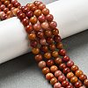 Dyed Natural Malaysia Jade Beads Strands G-G021-02A-19-4