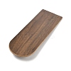 Desktop Wooden Bracelet Display Stands with Velvet Mat and Iron Support ODIS-C013-03B-3