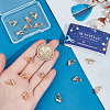 20Pcs Brass Clip-on Earring Findings KK-SC0004-81KCG-3