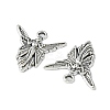 Tibetan Style Alloy Fairy Pendants TIBEP-23017-AS-RS-2
